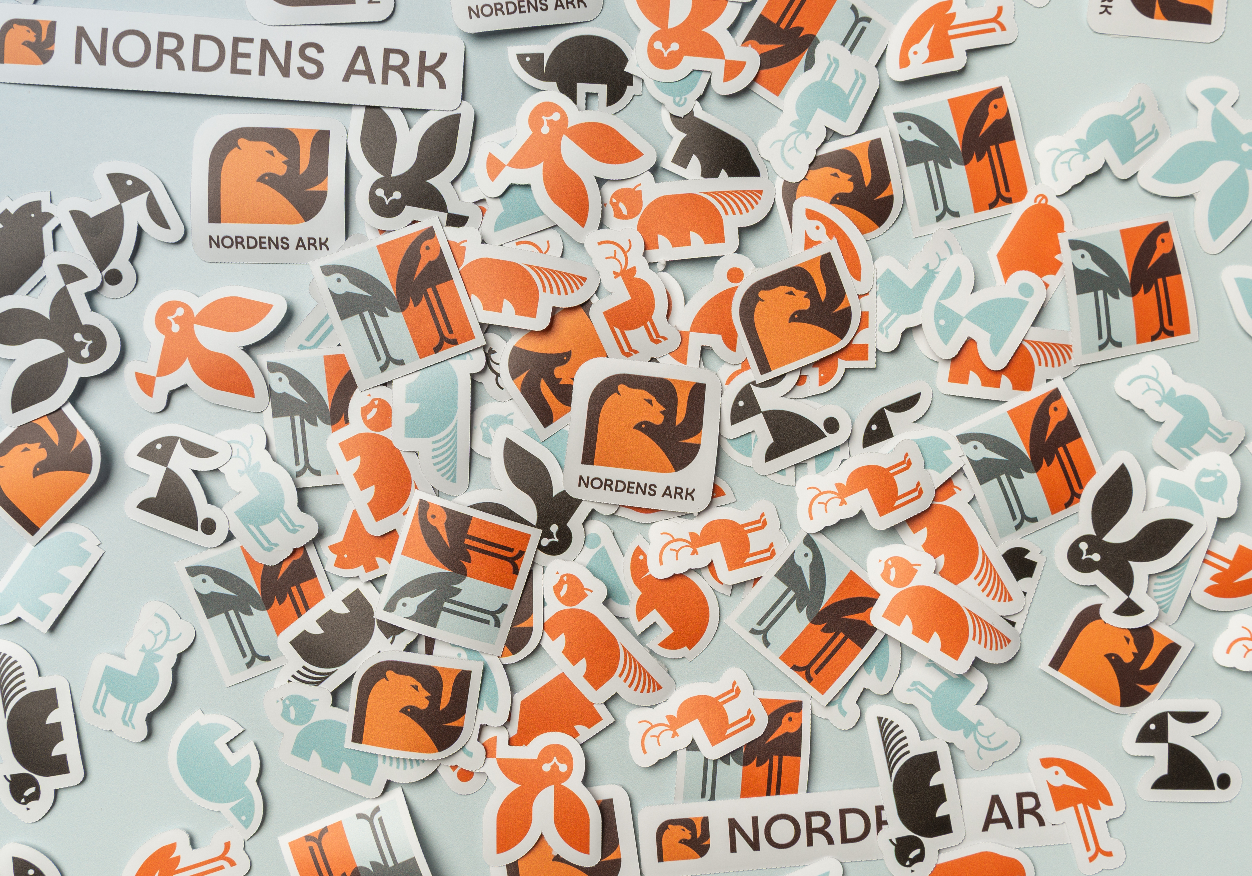 Grafiska klistermärken för Nordens Ark